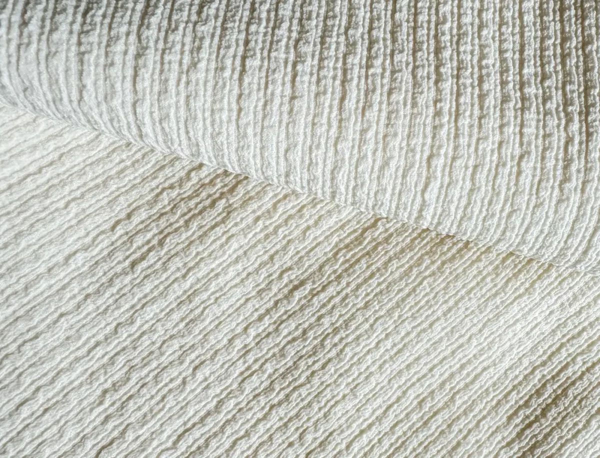héméra maillot de bain blanc texturé