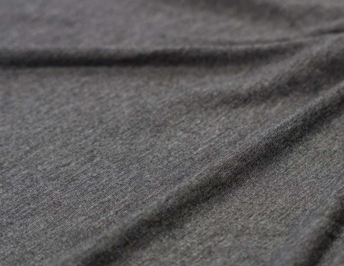 jersey de bambou gris anthracite