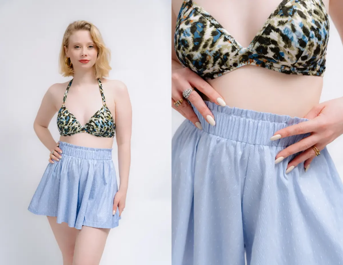 top pretty crochet blanc