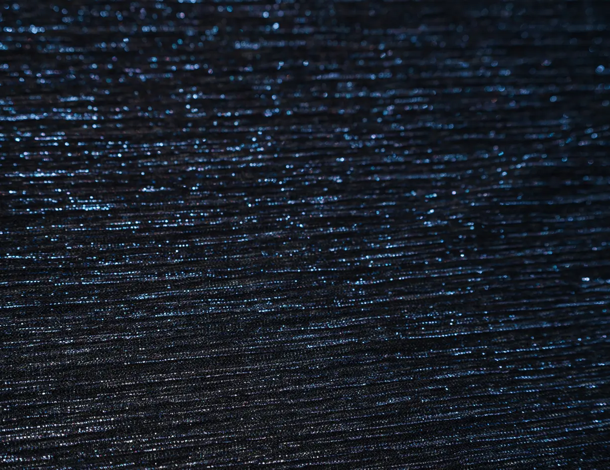 maille plissée en lurex irisé