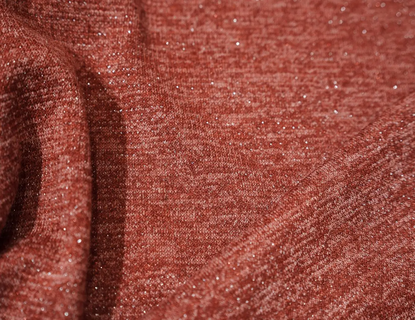 maille sweat terracotta