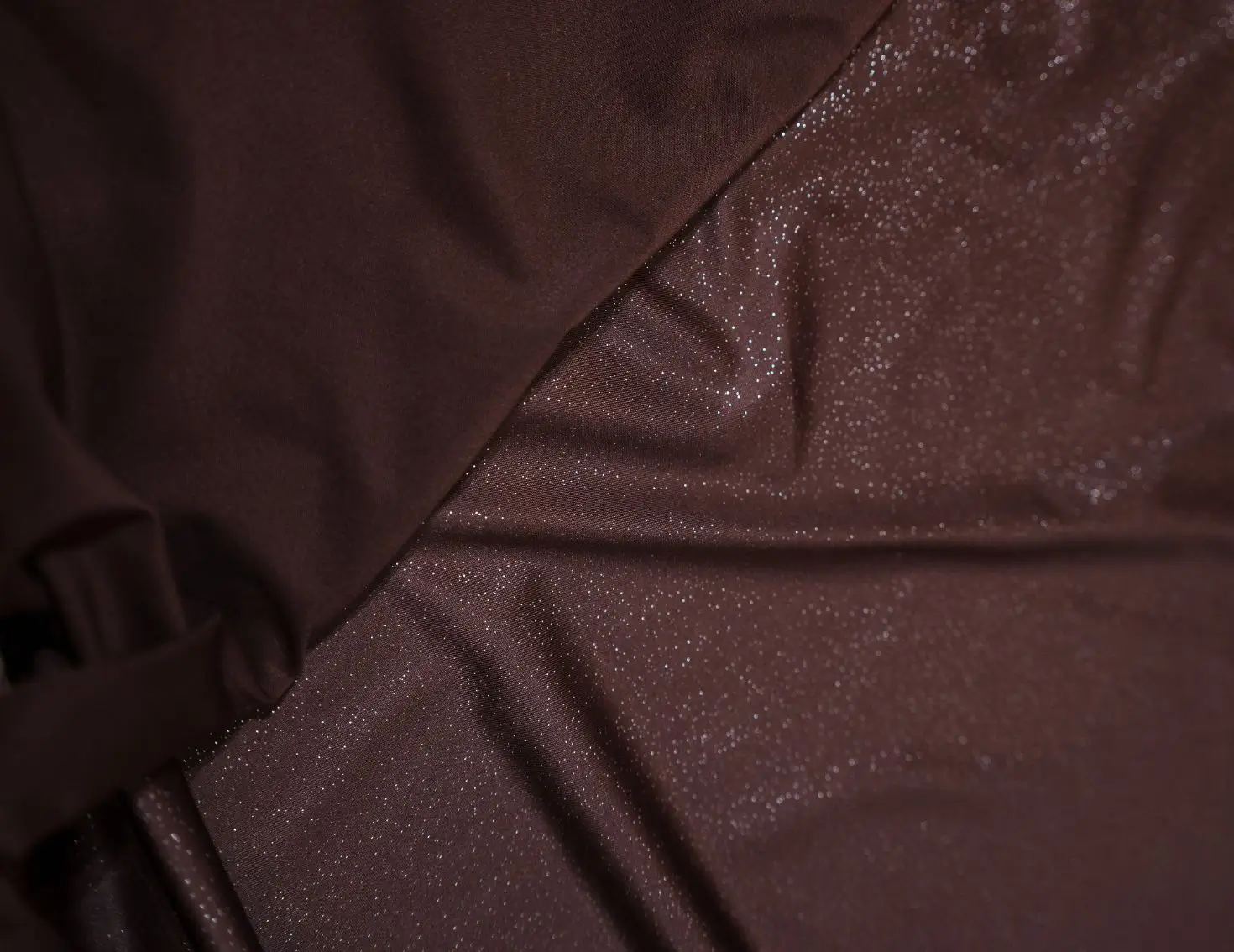 microfibre pailletée purple brown