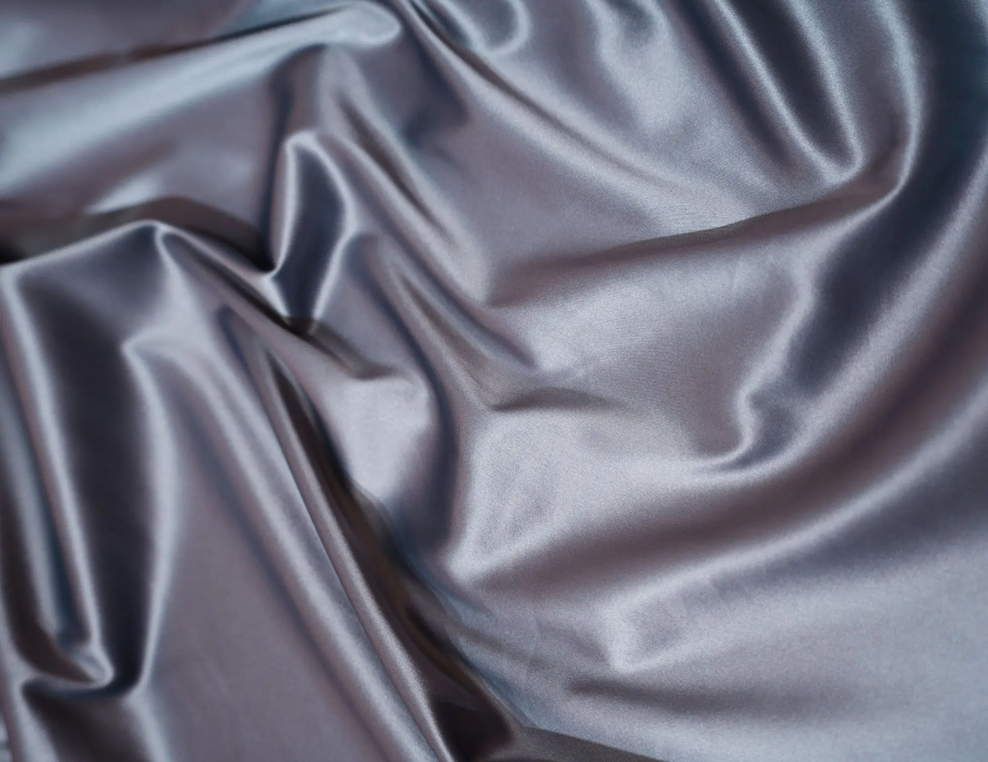 microfibre satinée gris mauve