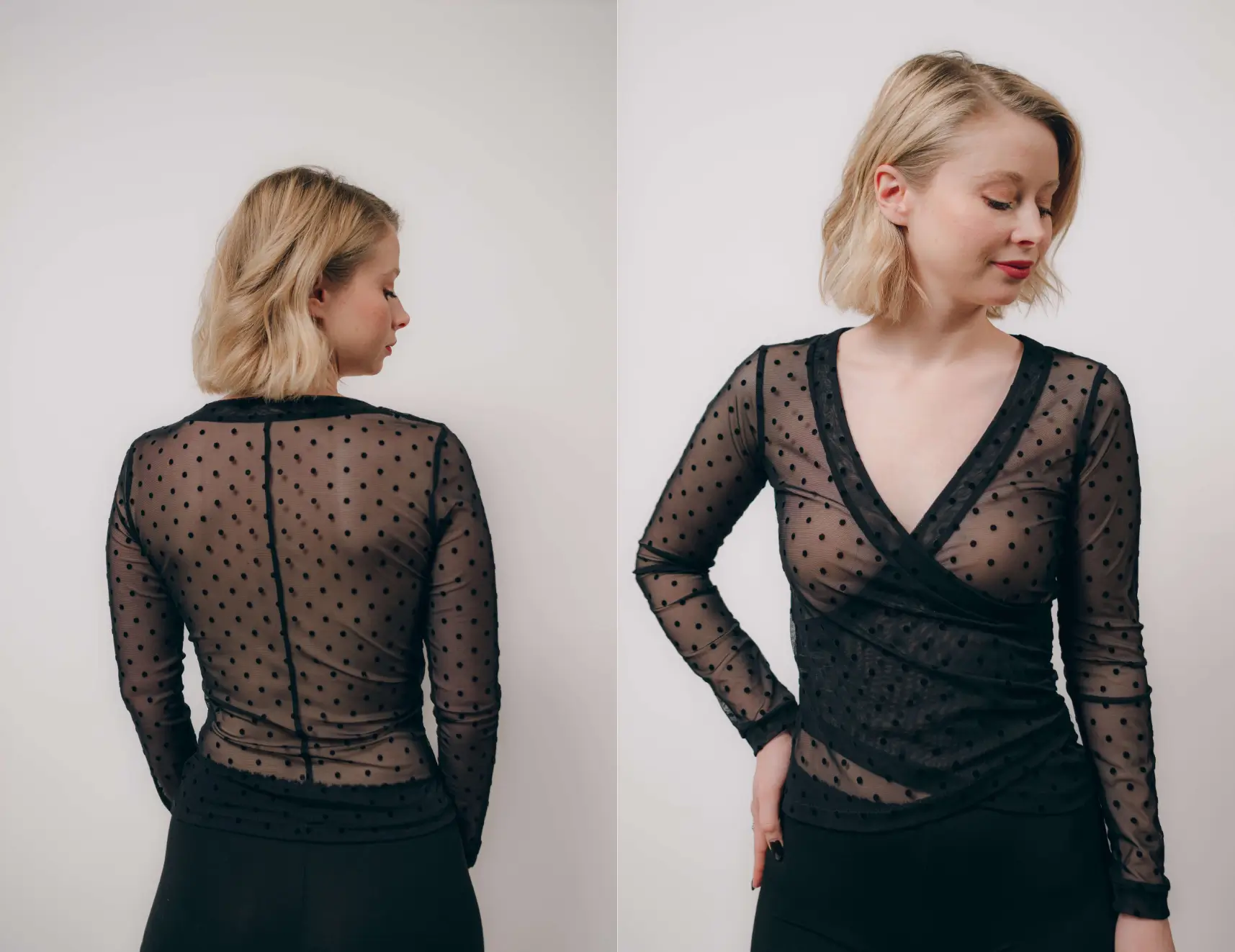 pochettes patron cache coeur Étreinte