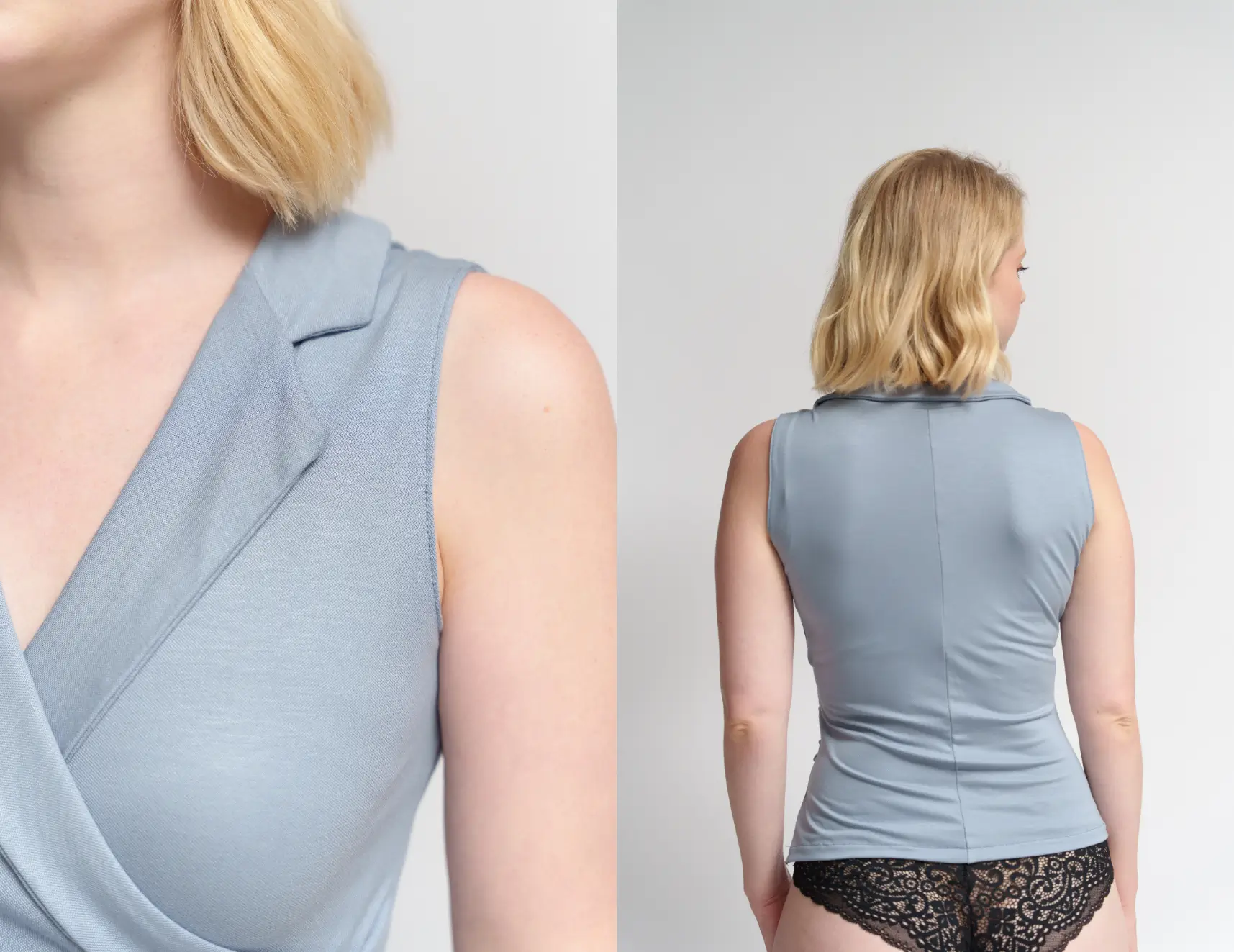 pochettes patron cache coeur Étreinte