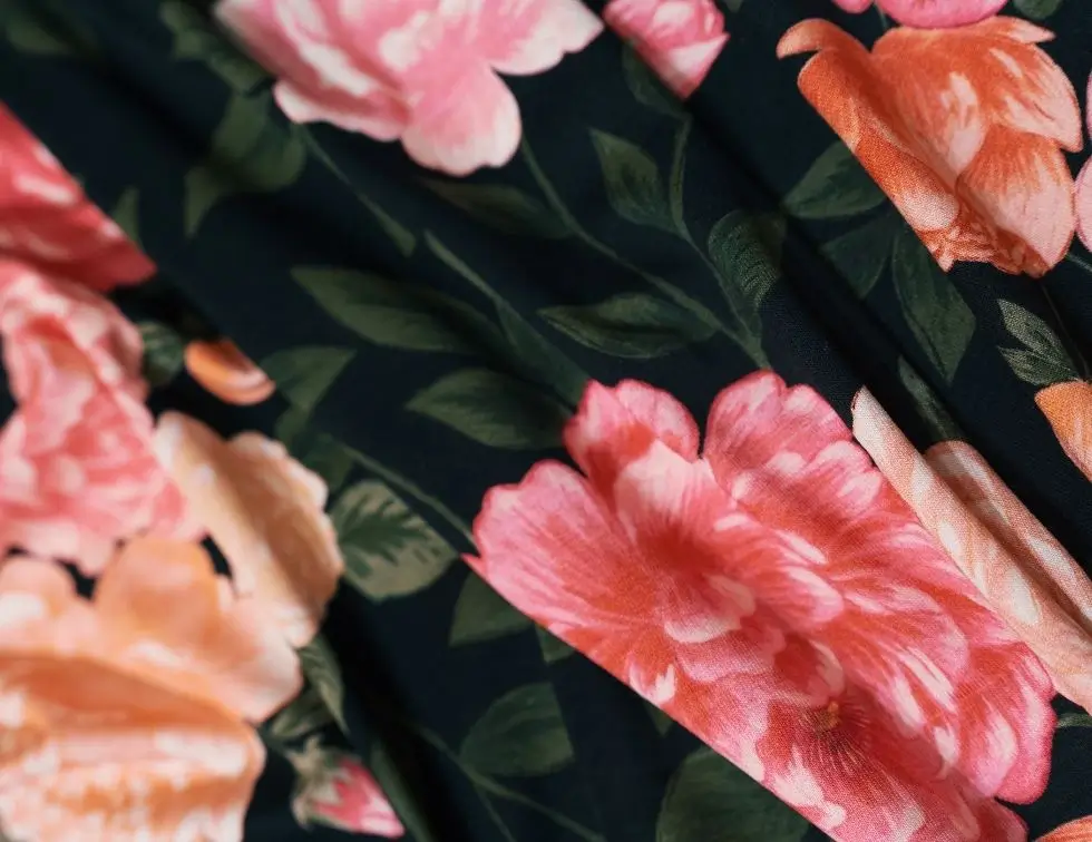 rose Éternel jersey de viscose