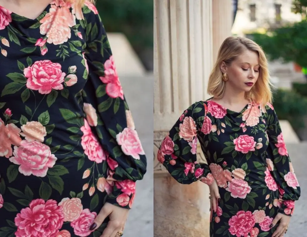 rose Éternel jersey de viscose