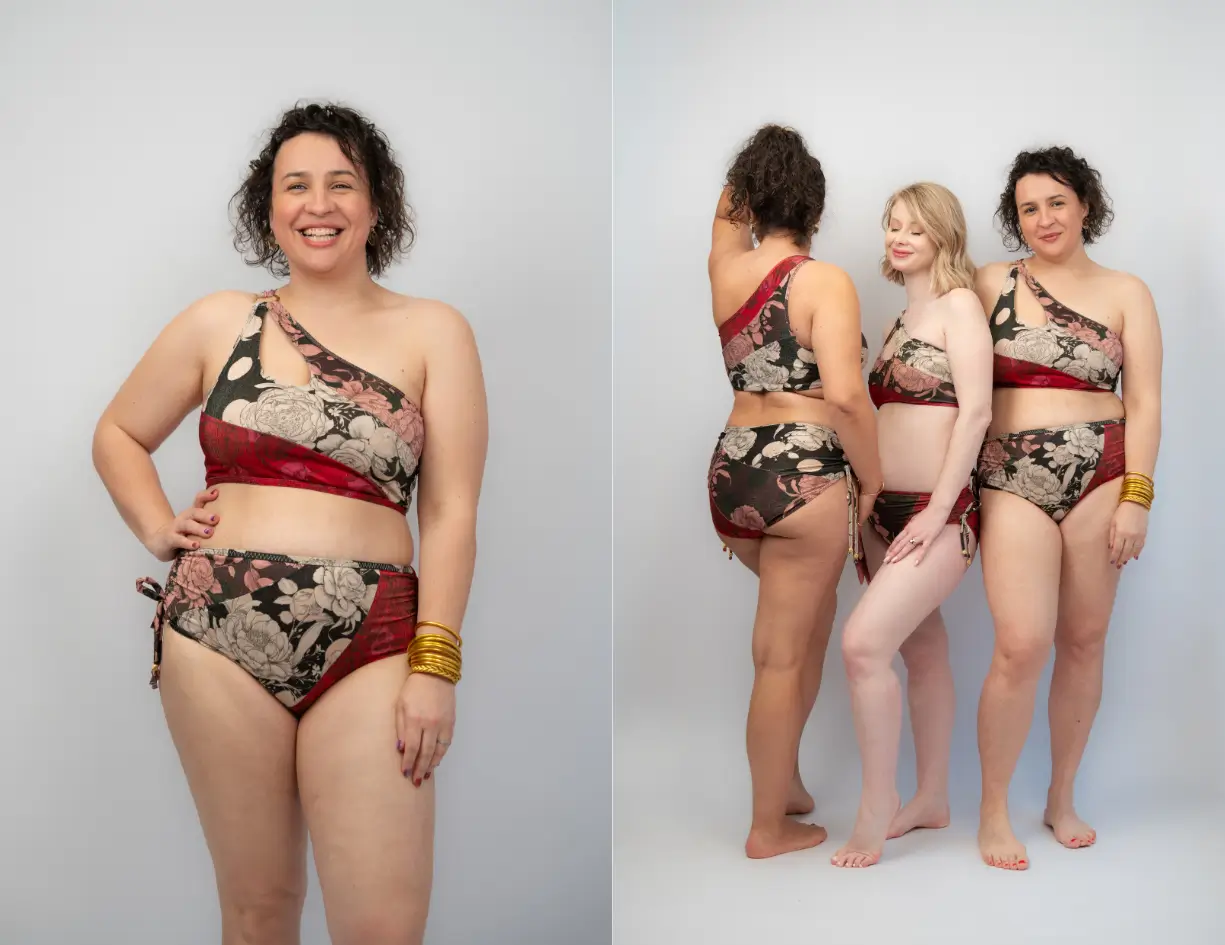 maillot asymétrique mirage