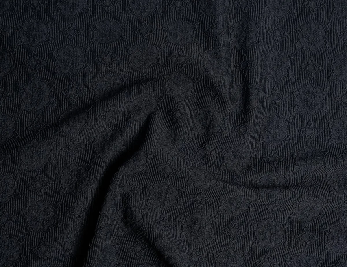 jacquard de maillot de bain noir