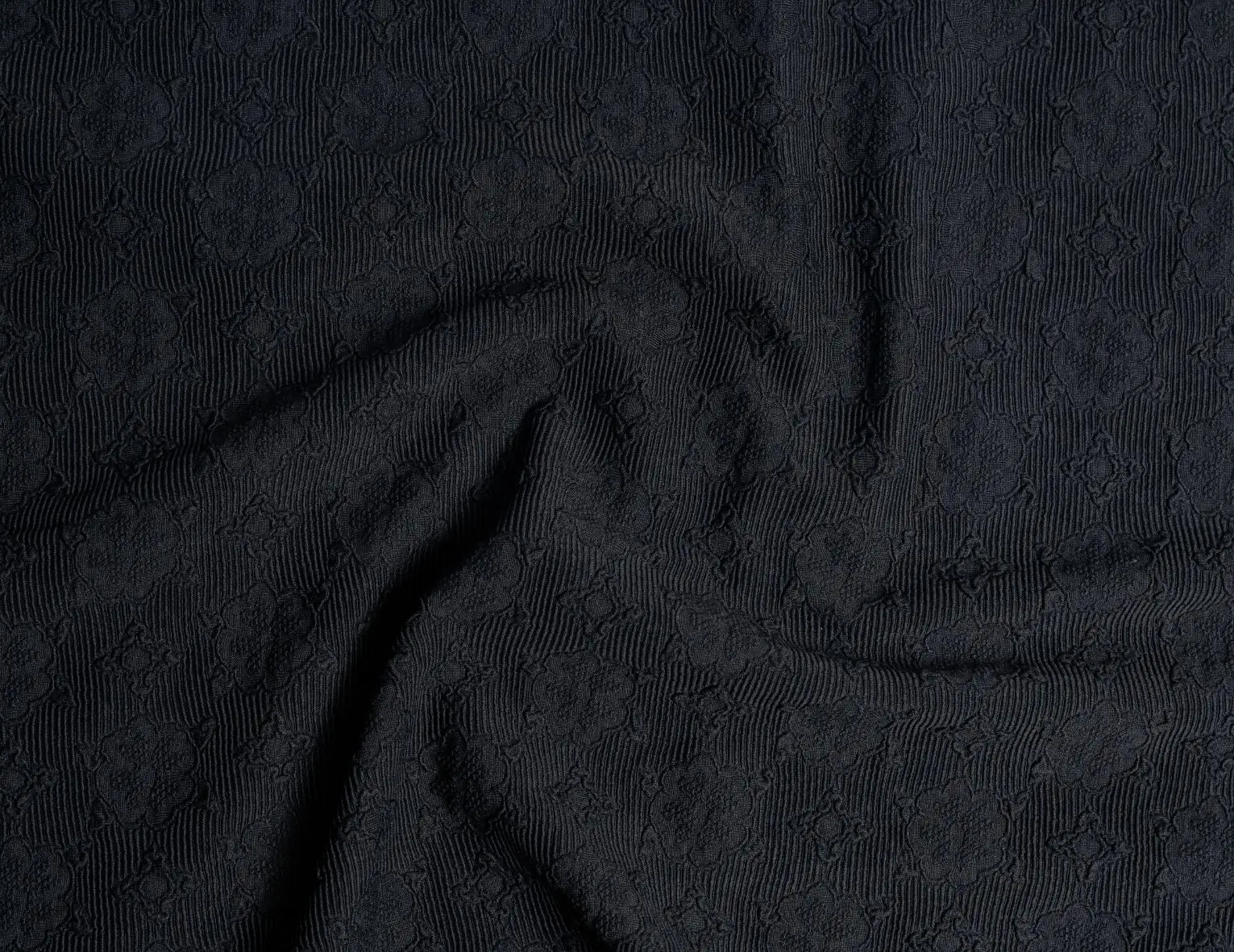 jacquard de maillot de bain noir