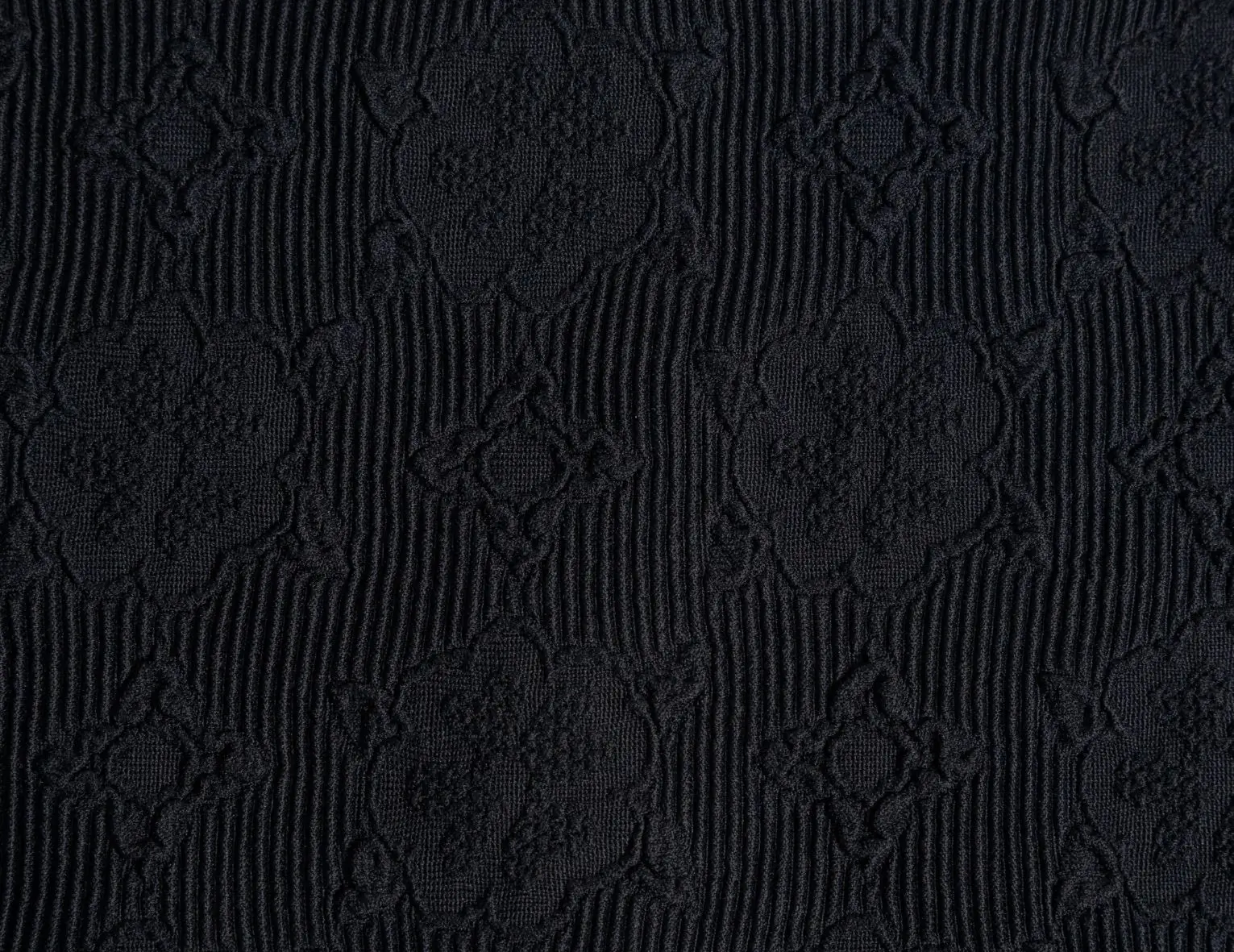 jacquard de maillot de bain noir
