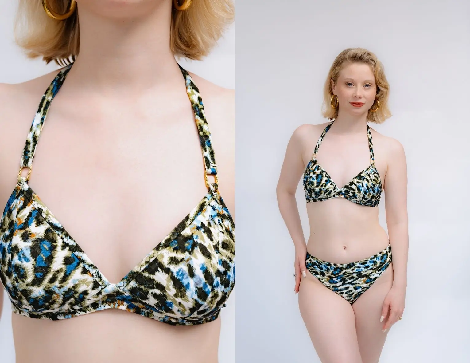 jacquard de maillot de bain noir