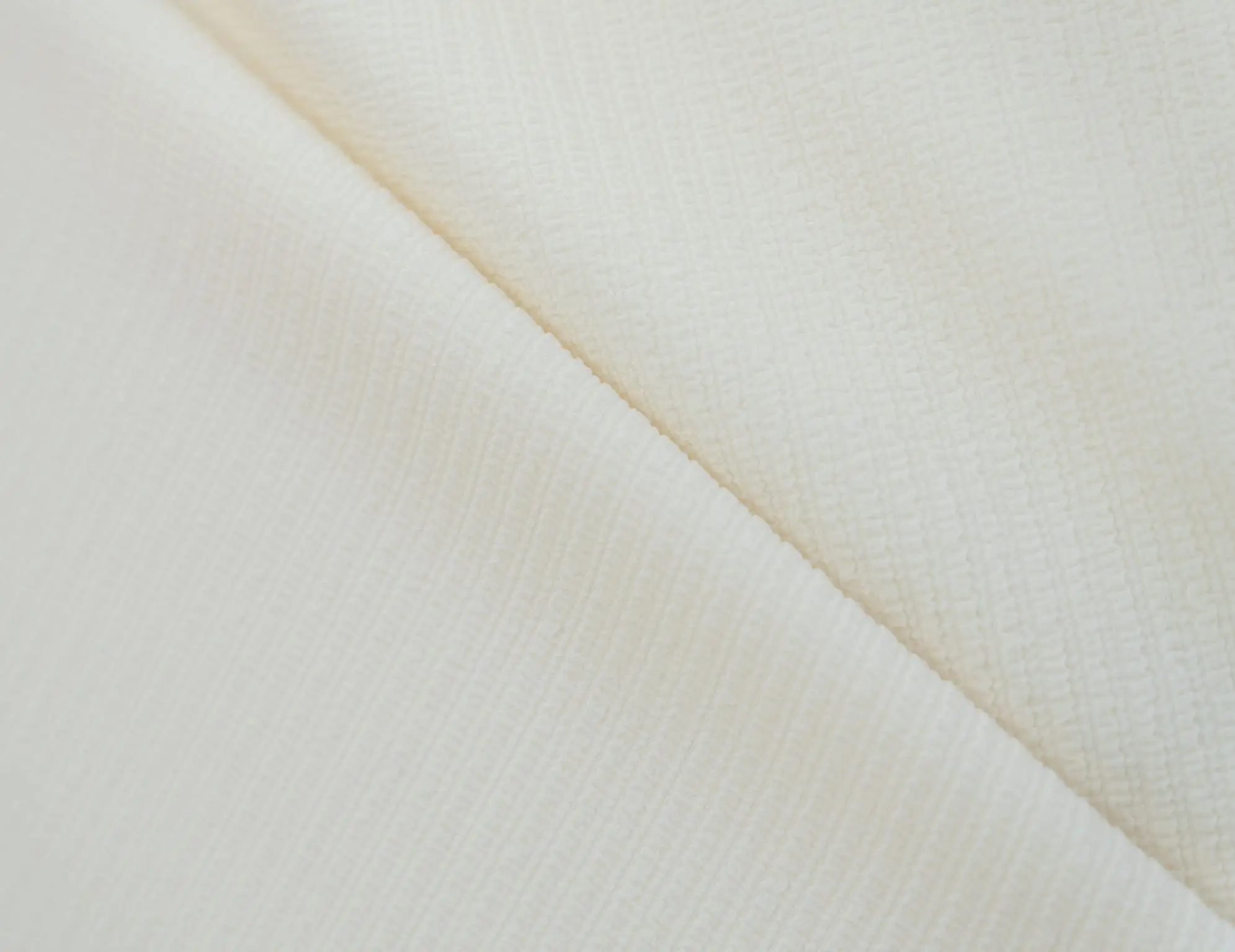 tissu maillot de bain texturé ivoire