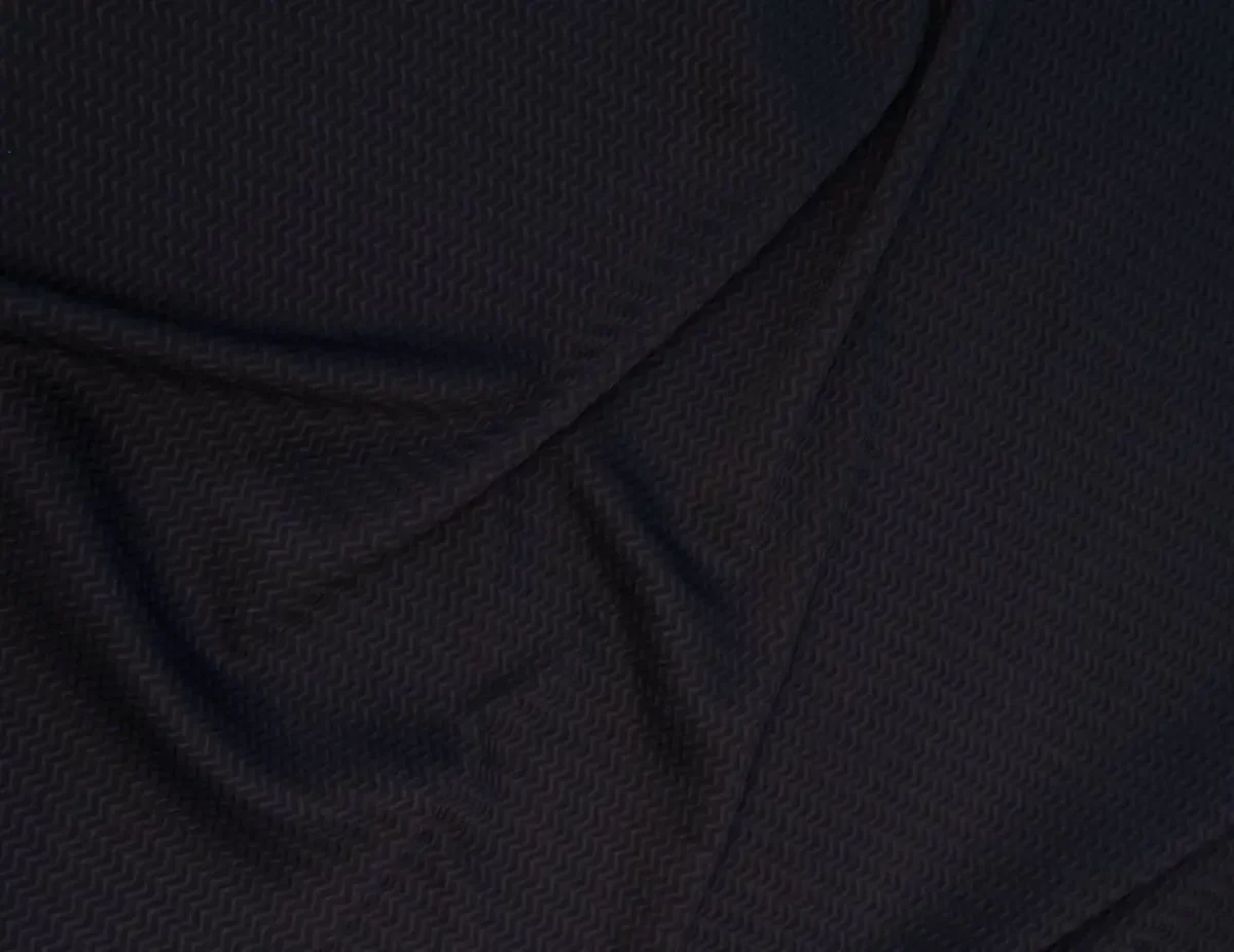 tissu maillot de bain chevron noir