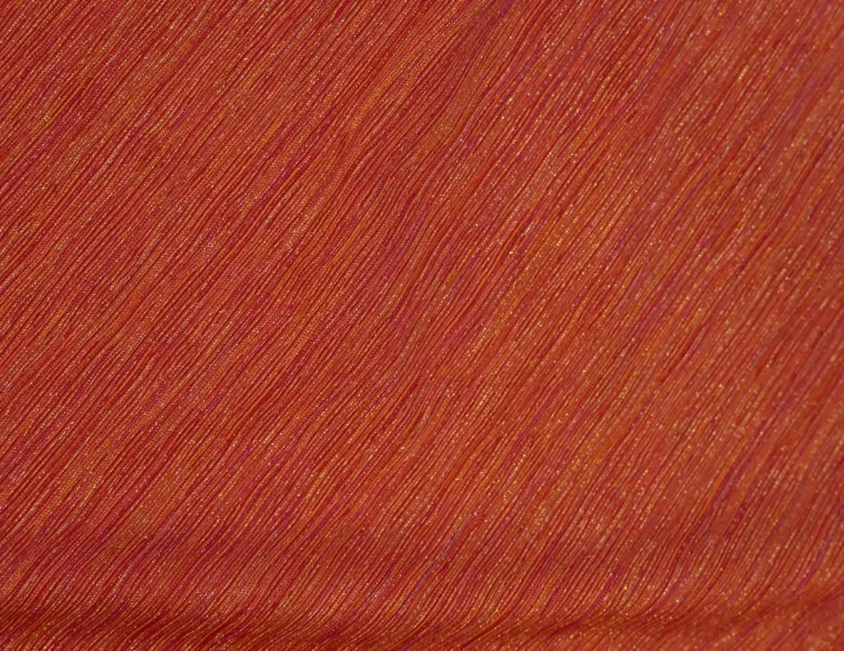 tissu maillot de bain orange lurex