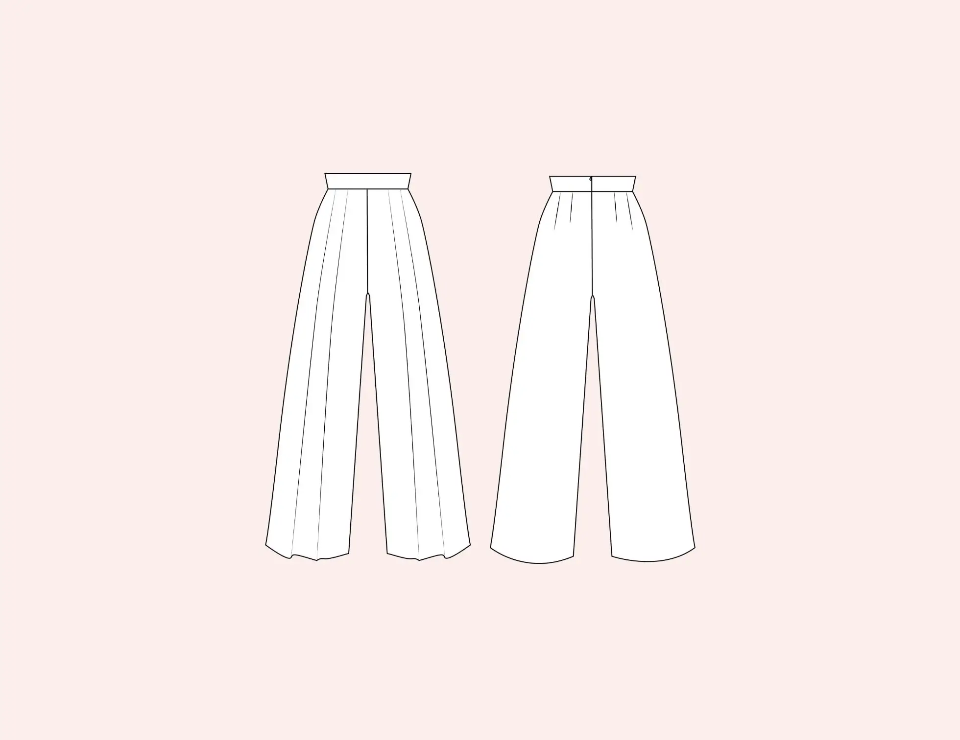 pantalon héroïne chaîne et trame