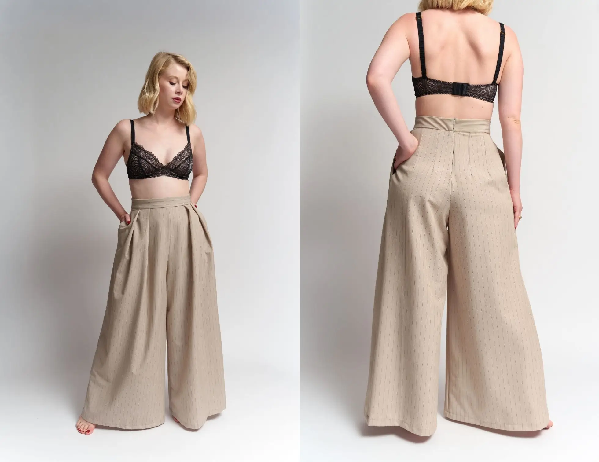 pantalon héroïne chaîne et trame
